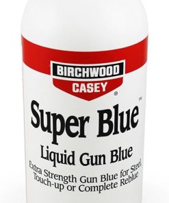Birchwood Casey Super Blue Double Strength Liquid Gun Blue for Rifles, Pistols, Revolvers, Shotguns, & Other Firearms, 32 Fluid Ounce Bottle (2 Pack) 2