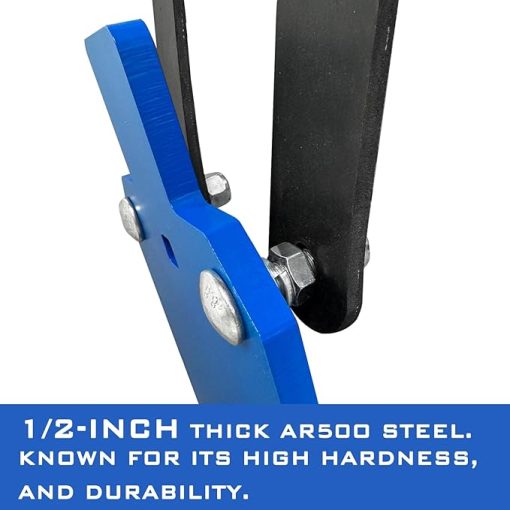 Atflbox AR500 Steel Target - 1/2 inch Thick Gong Silhouette for Precision Shooting, Includes Mounting Kit - Image 2