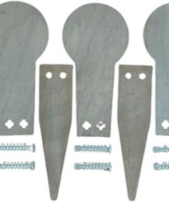ShootSteel Economy Static Popper Package of 3, silver