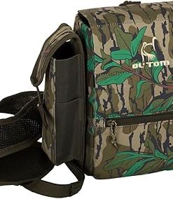 DRAKE Run-N-Gun Turkey Camo Lightweight Chest Pack for Hunting | 600D Polyester Rip-Stop with PVC Backing | Removable Bino Harness & Multiple Pockets