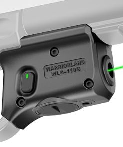WARRIORLAND Green Trigger Laser Fit for Hellcat Pro – Compact & Lightweight Trigger Mounted Tactical Weapon Light with Battery Indicator and Ambidextrous Switch, WLS-110G