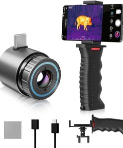 MiLESEEY Night Vision Thermal Monocular, Thermal Imager Camera, 512X384 Resolution, 13mm Focal Length, 17.5X13.1 FOV, Hot Spot Tracking for Hunting, Up to 1500m (for Android Only)
