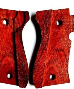 BMPL Hardwood Grips Compatible with Browning 380 BDA Checkered Pistol Luxury Handmade Handcraft 2