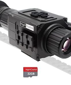 M6 Night Vision Scope – 1080P HD Infrared Digital Riflescope with AI Zoom, Adjustable IR Illuminator, and 1.4” Large AMOLED Display for Day & Night Hunting & Surveillance (Without Battery)