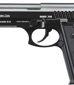 Lancer Tactical Air Pistol Saber Beretta X92 Full Steel CO2 Airgun Pistol-480 FPS (100 Rounds Metal BB Included)