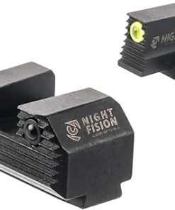 Night Fision Optics Ready Stealth Night Sight Set Compatible Springfield Hellcat OSP/RDP/XD-S Mod.2 OSP with Shield RMSc and Holosun K line, Yellow Front Ring, Black Rear Rings 2
