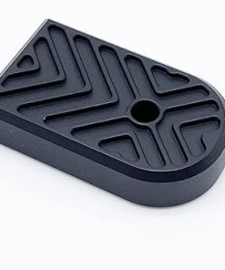 Milspin Weighted Magazine Base Plate (Floor Plate) Compatible with Glock Gen 1-5 | Brass X Carve I Veteran Crafted in USA (Models G43X G48)