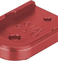 NDZ Performance Magazine Base Plate for Glock 19 17 22 23 27 34 45 Gen 5 in 9mm, .40, Textured Anodized Aluminum with Aspis Cut, Made in The USA – Choose Plate Color 2