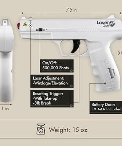 Laser Shooting Training SIRT Gun, Accessory for Trainer Target System with Point-of-Impact Display, Dry Fire Practice, Class I Laser Output <0.396mW, 1 Pistol (Model DartShot) 2