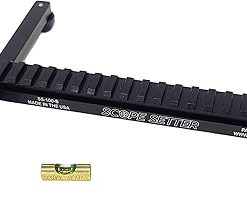 Scope Setter, Rifle Scope Leveling Kit, A simple and accurate method for reticle alignment in scope rings utilizing a picatinny rail interface, Made in USA