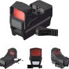 Gotical Multi-Reticle 2 MOA & 65 MOA Circle Open Reflex Sight, QD Auto Lock, Integral High See – thro Picatinny Mount, with Internal Battery, Quick Release Mount