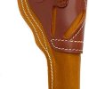 Hunter Company Gun Holster Heritage Rough Rider Fits 4″-5.5″ Barrel | Ambidextrous Leather Holster | Holsters for Concealed Carry | Gun Accessories | Made in USA