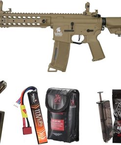 Lancer Tactical Gen 3 CQB M4 Airsoft with Programmable Mosfet/ETU-Electric Full/Semi-Auto AEG Rifle (Lipo Battery & Charger Included)