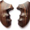 BMPL Hardwood New Taurus Model 85 M 85 M 85 856 94 605 941 731 650 73 M85 .38 Special 2′ 2 inch Grips Hard Wood Checkered Finger Groove Handmade Handcraft, Brown
