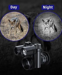 PARD Night Vision Monocular, Night Vision Goggles with Rangefinder, Clip-on Scope for Night Watching or Obervation, Night Viewing Range up to 350m, HD Photos & Videos, NV007SPLRF 2