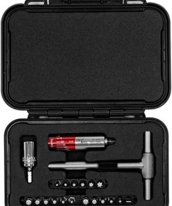 Fix It Sticks Hardcase Long Gun and Optics Toolkit | Range Field Home Hunting Sports Adjustable Portable Gun Maintenance Bits Tool Kit |w/Individual Torque Limiters |w/All-in-One Torque Driver