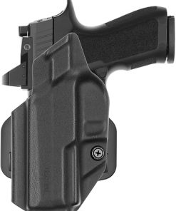 Tulster OWB Range+ Kydex Paddle Holster in Left Hand fits: Sig Sauer P320 Compact/Carry/X-Series 9/40 | Optic Cut Outside The Waistband Open Carry