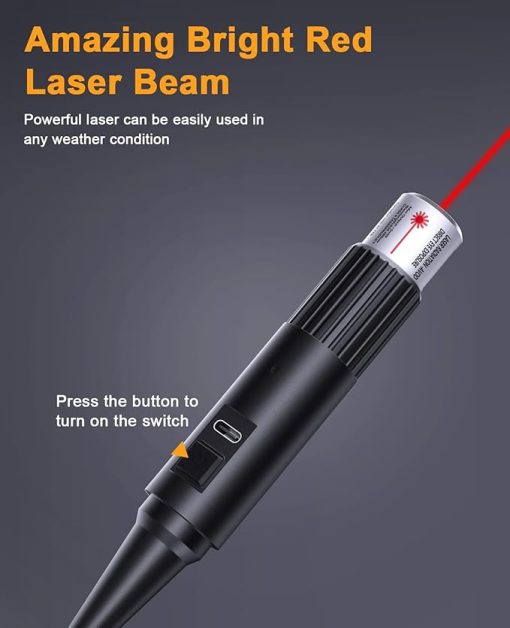 USB Rechargeable Laser Bore Sight Kit with 32 Adapters fit 0.17 to 12GA Calibers, Red/Green Laser Bore Sighter with Button Switch, Hunting Laser Boresighter Kit for Rifles Pistols Handgun - Image 2