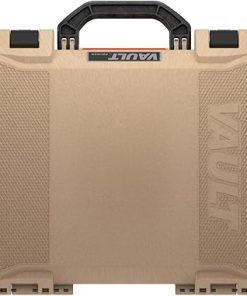 Pelican V300 Vault Large Firearm Case with Foam for Two Handguns, Tan 2