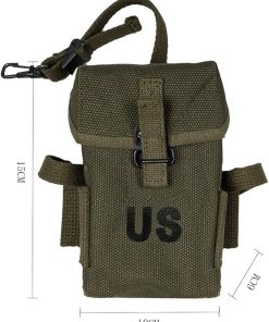 TBQATNTS WW2 Gear, Vietnam War Equipment, US Army Korean War M1956 M1961 Long Pouch 2