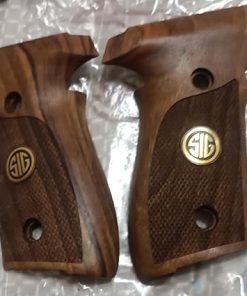 Salvatore Walnut Wood Handle Pistol Grips for Sig Sauer P229 with 5 Pieces Screws- Professional Grade Accessory 2