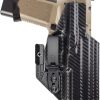 Black Kydex OWB Holster Compatible with Sig Sauer P320 M18 Olight PL-2 Valkyrie 4
