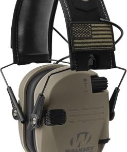 Walker’s GWP-RSEMPAT-FDE Electronic Muffs & Razor Walkie Talkie Handsfree Communication up to 3 Miles Black 2