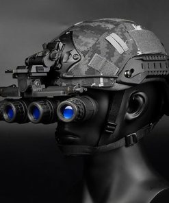 Tactical Airsoft Hunting Dummy Night Vision Goggles with Helmet Mount for PVS15/PVS18/GPNVG18, No Function Binoculars Night Vision Cosplay Prop 2