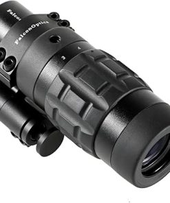 1.5X – 5X Red Dot Sight Optic Scope Magnifier with Flip to Side Mount