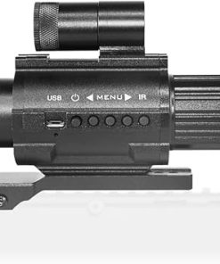 Digital Night Vision monocular Telescope，Day & Night Vision Rifle Scope Monocular with 850nm IR 3X Digital Zoom, Hunting Surveillance Wildlife Observation， Can be Used independently