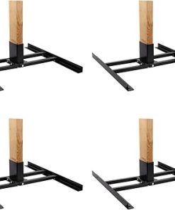 Highwild 2×4 Target Stand Base for AR500 Steel Shooting Targets – Double T-Shaped Base for Shooting Range Outdoor