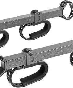 20079 Overhead in-Cab Gun & Bow Rack Carrier Fits for 1.5” – 2.0” Round Cages & Profiled Tubes, Compatible with UTV Can-Am Yamaha Kawasaki Kubota Polaris Gravely Honda SxS Roll Cage Mount
