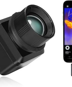 InfiRay T2 Pro Thermal Monocular for iPhone, Outdoor Night Vision Monocular, 25Hz Frame Rate, 13mm Focal Length, 13.6X10.2 FOV, Hot Spot Tracking 2