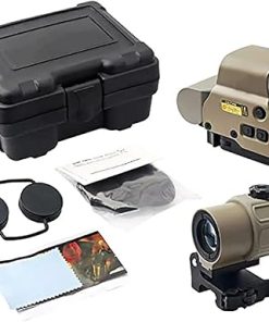 558+G43 Holographic Collimator Sight Red Dot Optic Sight Tactical Hunting Gear W/20mm Rail Mounts & Quick Detach Lever 2