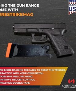 SureStrike MAG Dry Fire Training Kit – Smart Dryfiremag with Surestrike 9mm Training Laser (Class 1, 3.5mW Maximum Output) (Choose from Red or Invisible) 2