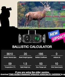 oneleaf.ai Find NV200 70mm LRF 4K Digital Day/Night Vision Binoculars with Rangefinder 2