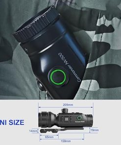 Oneleaf.ai Commander NV500 HD Digital Night Vision Scope with Laser Rangefinder and Ballistic Calculator, 4K Video Recording, 3864×2228 Resolution (NV500 2X4X LRF) 2