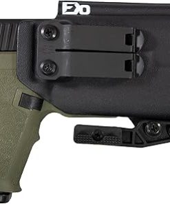 FDO Industries IWB Kydex Holster Compatible with PSA Dagger Compact w/PLMini 2 -Discreet Carry Concepts 1.5″ Metal Monoblock Gear Clip – Optic Cut – The Paladin Series – Made in USA