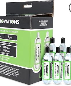 74g CO2 Cartridges for Airsoft & BB Guns – 74 Gram CO2 Cartridge with Protective End Cap, Up To 1500+ Shots (Pack Size Option: 2, 4, 8, 16)