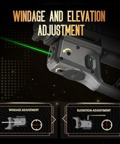 WARRIORLAND Green Laser Sight with Kydex Holster, Compatible with P365X-Macro, First Green Beam Sight with Power Indicator, Right Hand 2