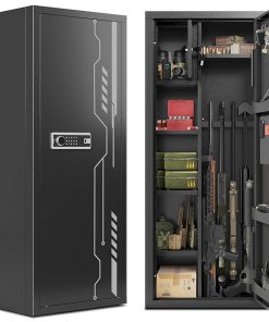 KAER Gun Safe Multi-Function Gun Safe for Rifles and Pistols Gun Cabinet Large Gun Safes for Home