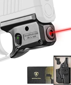 Tactical Scorpion Gear TSGWLS103HP365 RH Kydex Holster & Red Laser Gun Sight Combo Fits: Sig Sauer P365 P365X P365XL| Compact Red Gun Optic w/Ambidextrous On/Off Switch & Power Indicator