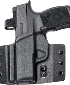 Tulster OWB Contour Kydex Holster in Left Hand fits: Sig Sauer P365 / P365X / SAS | Optic Compatible Outside The Waistband Concealed Carry