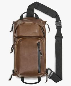 VIKTOS Upscale3 Tactical Casual EDC Leather Slingbag with Padded Shoulder Strap & Ambidextrous Concealed Carry Compartment 2