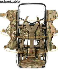 MT Alice Aluminum External Frame Military Army Rucksack Extra Large Load Hunting MOLLE Tactical Design Ripstop Nylon Fabric 2