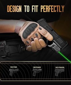 Tactical Scorpion Gear TSG103GP365 Green Laser Gun Sight Fits: Sig Sauer P365 P365X P365XL. Compact Green Gun Optic w/Ambidextrous Switch & Power Indicator 2