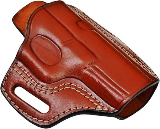 Sporty Leather Belt Holster Fits Sig Sauer P226 P229 P320 P365 P250 P238 P239 P938, Premium Leather, Fast Draw - Image 2