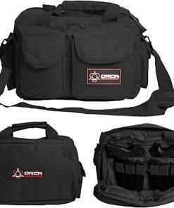 Range Bag for Handguns and Ammo & Magazine Pouch for Single and Double Stack Mags Bundle 2