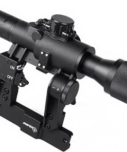 SVD Dragunov Scope POSP Rifle Scope w/Side Rail Mount (4x26mm Scope)