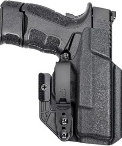 Tulster Oath IWB Kydex Holster fits: Springfield Armory XDS 3.3″ 9/40 / 45 | Optic Compatible Inside The Waistband Appendix Concealed Carry